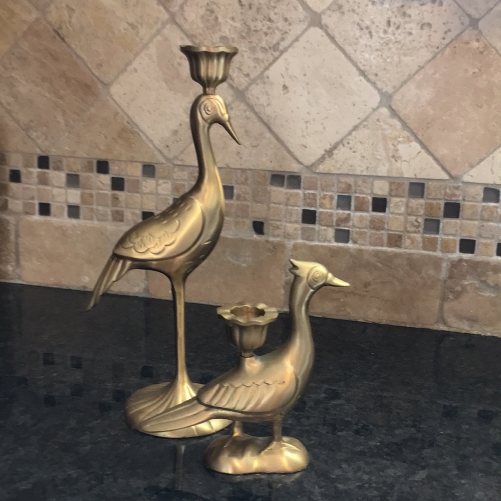 Anthropologie candlesticks